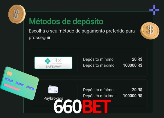 O cassino 660BETbet oferece uma grande variedade de métodos de pagamento